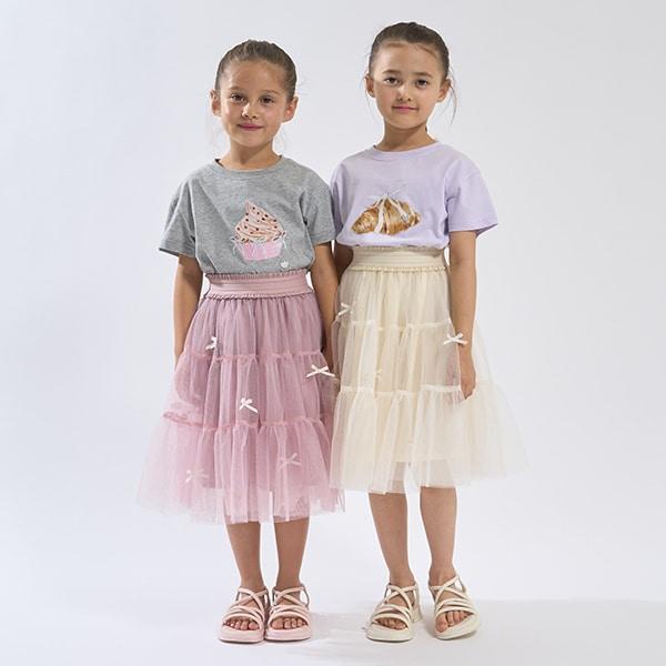 【軟棉】多款蝴蝶結圖案印花T恤