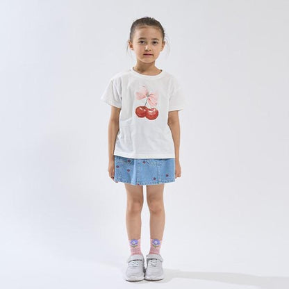 【軟棉】多款蝴蝶結圖案印花T恤