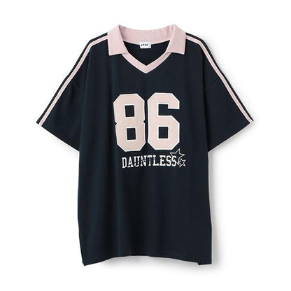 【LTXC】【吸水速幹/清爽】數字寬鬆T恤