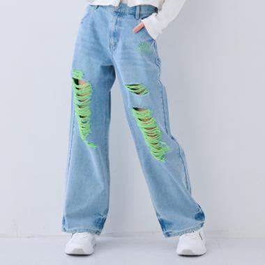 【Nico☆Petit刊載】下線色牛仔褲