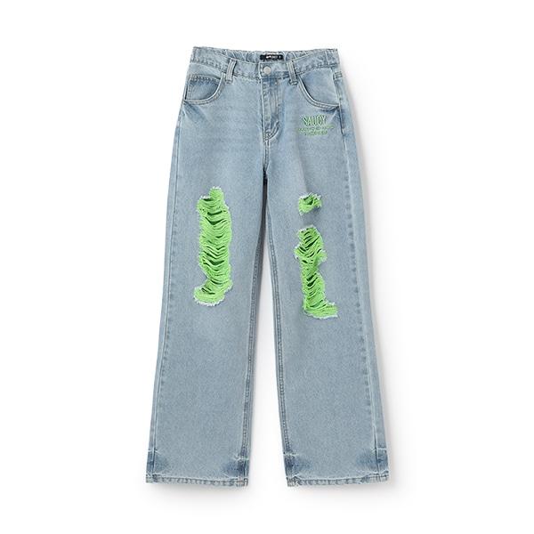 【Nico☆Petit刊載】下線色牛仔褲