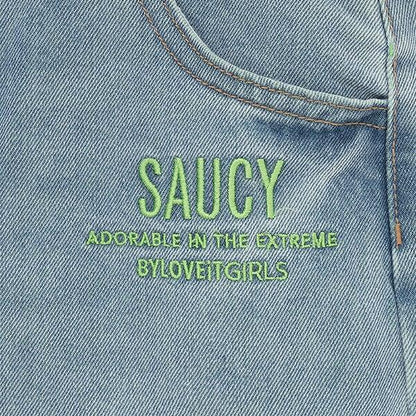 【Nico☆Petit刊載】下線色牛仔褲