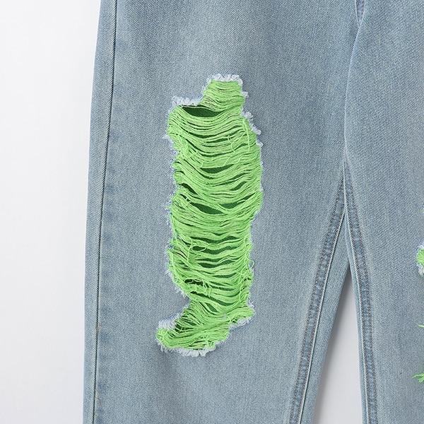 【Nico☆Petit刊載】下線色牛仔褲