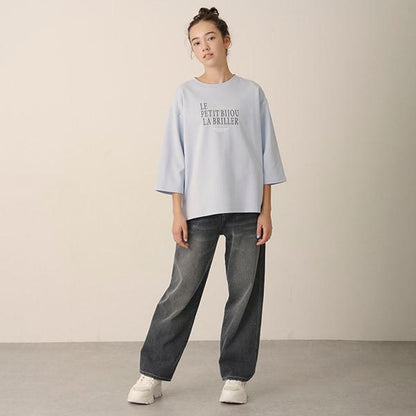 【Nico☆Petit刊載】附愛心腰帶水洗牛仔褲