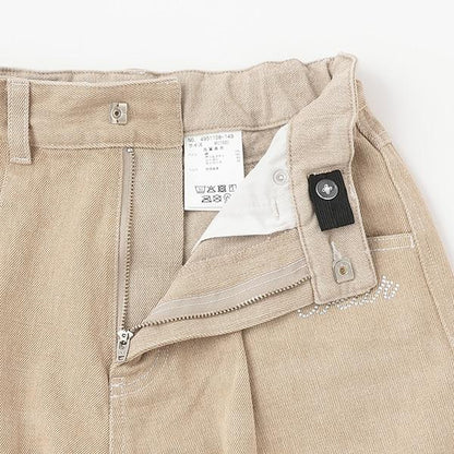 【Nico☆Petit刊載】附愛心腰帶水洗牛仔褲