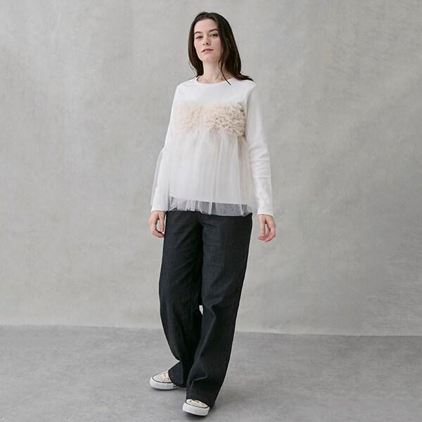 【リンク】彈力寬鬆長褲