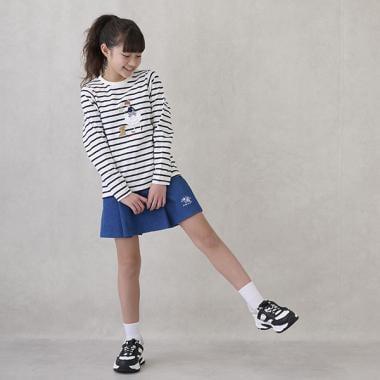 花卉刺繡裙褲（青少年款）