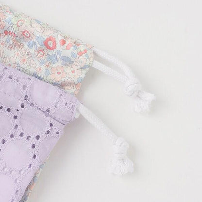 簡約圖案束口袋2件裝