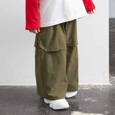 【可調節褲長2way】彈力休閒褲