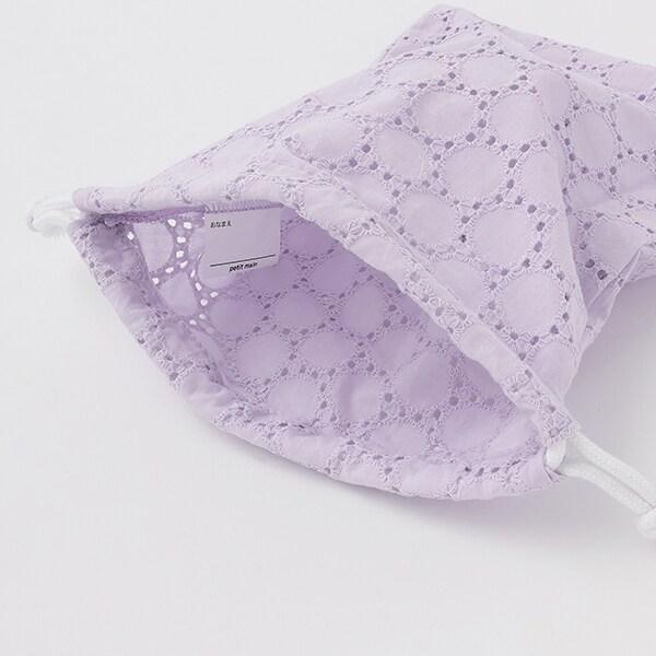 簡約圖案束口袋2件裝