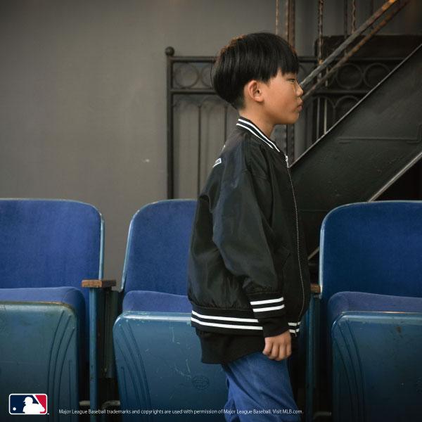 【MLB】徽章印花夾克