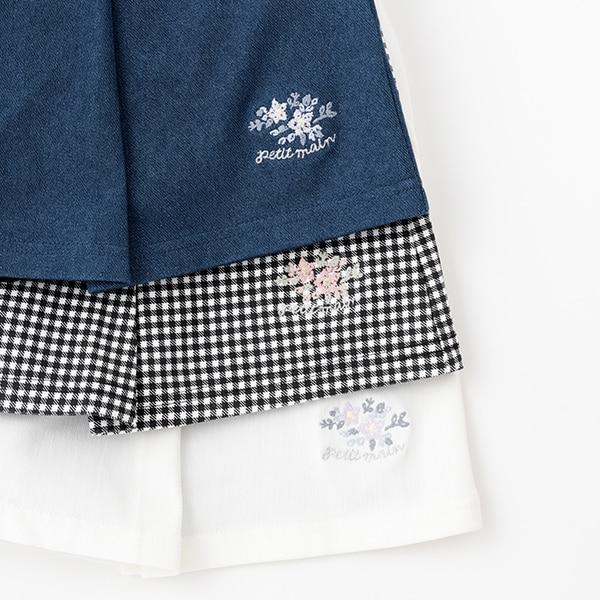 花卉刺繡裙褲（青少年款）