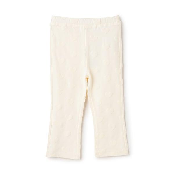 愛心提花喇叭褲