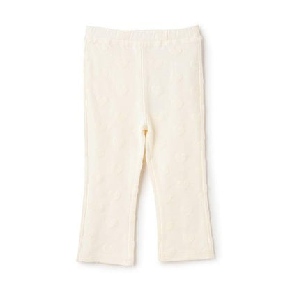 愛心提花喇叭褲