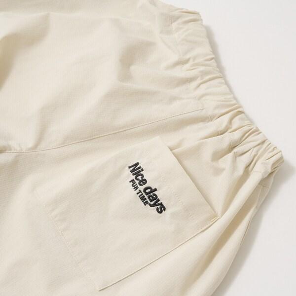 【可調節褲長2way】彈力休閒褲