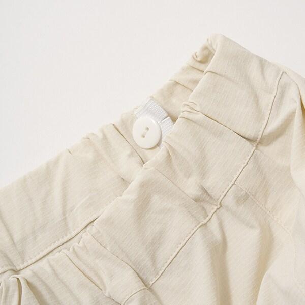 【可調節褲長2way】彈力休閒褲