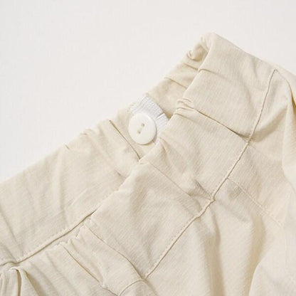 【可調節褲長2way】彈力休閒褲