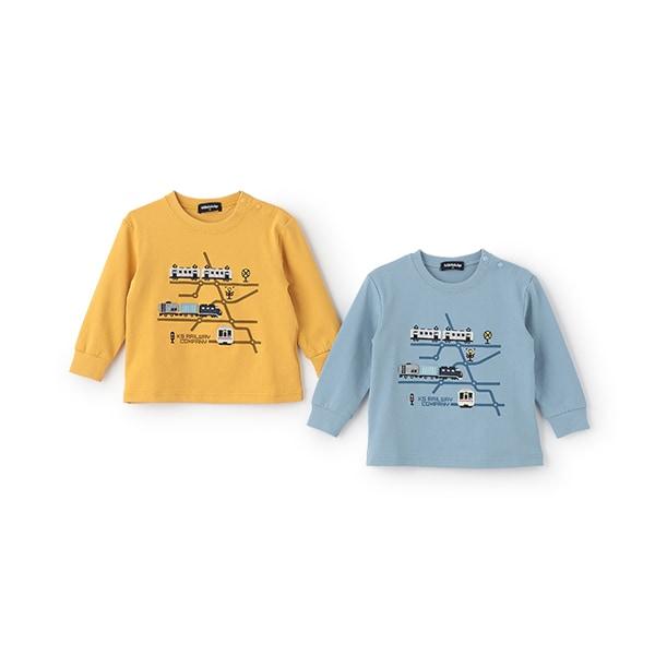 電車線路圖長袖T恤