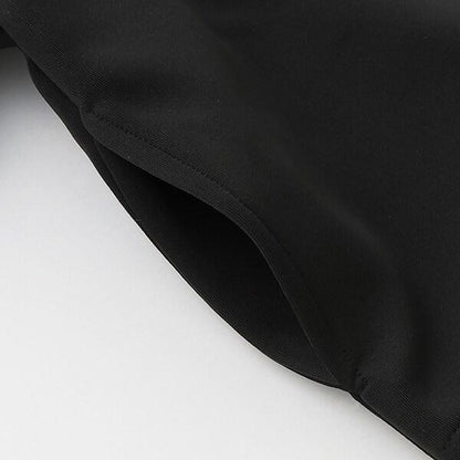 【防潑水】針織假兩件T恤連帽衫