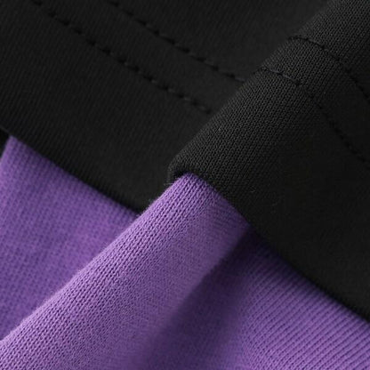 【防潑水】針織假兩件T恤連帽衫