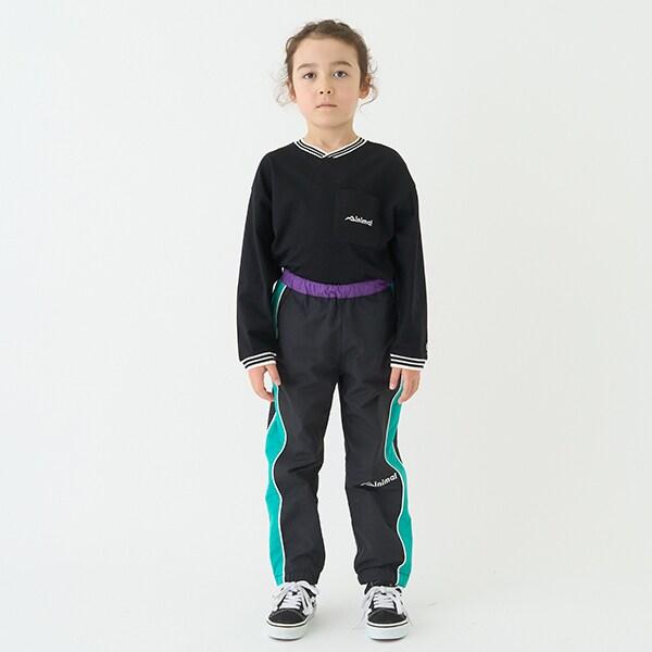 【防汙加工】天竺拼色條紋羅紋T恤