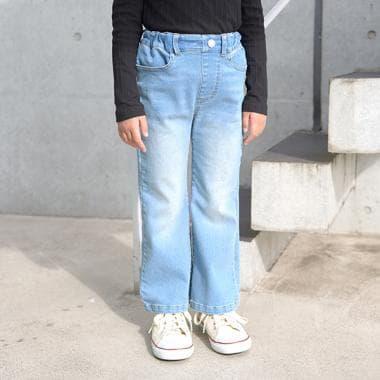 【修身版型】高彈力喇叭牛仔褲