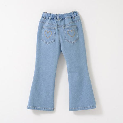 【修身版型】高彈力喇叭牛仔褲