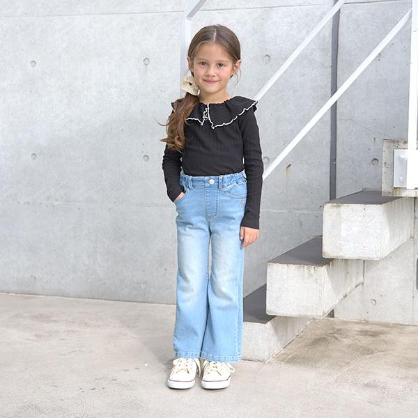 【修身版型】高彈力喇叭牛仔褲