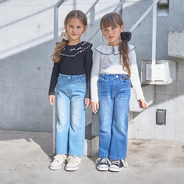 【修身版型】高彈力喇叭牛仔褲