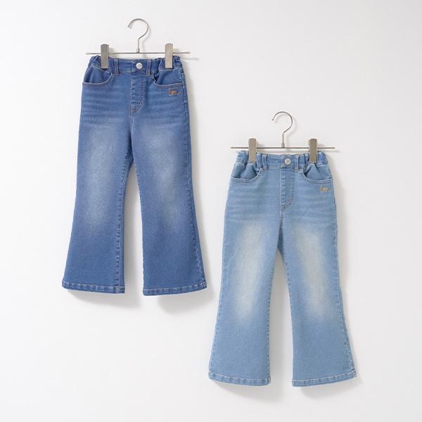 【修身版型】高彈力喇叭牛仔褲