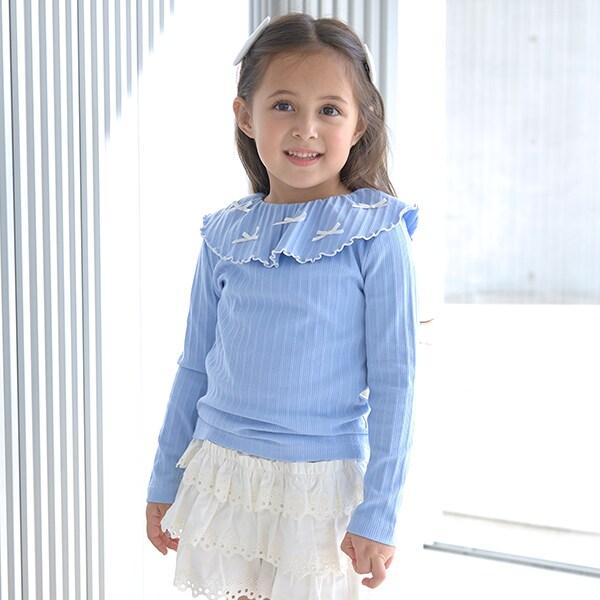 【前後皆可穿】帶領長袖T恤