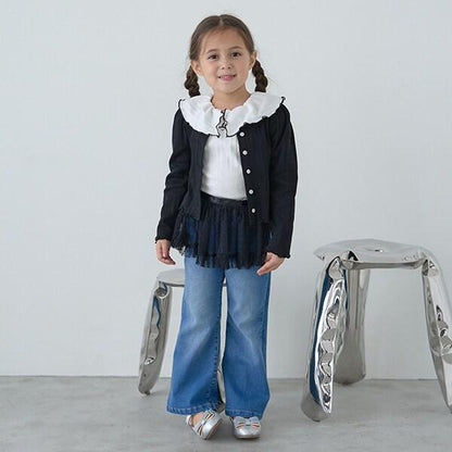 【前後皆可穿】帶領長袖T恤