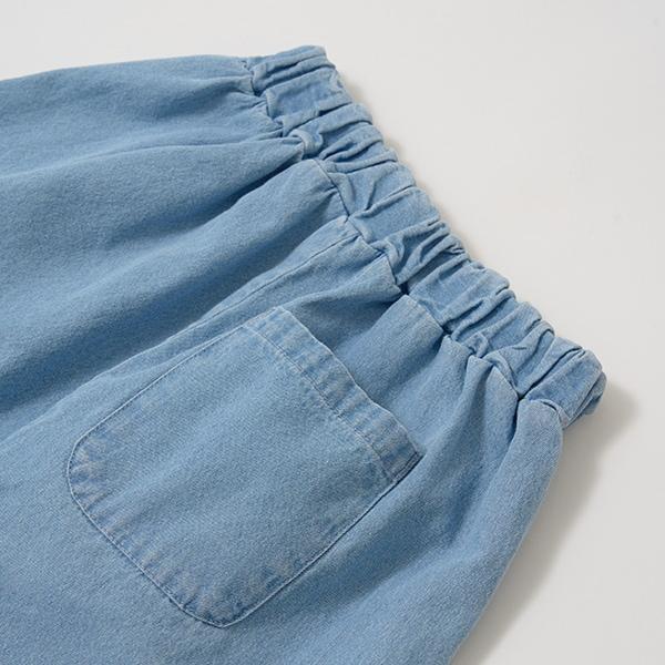 【套裝】荷葉邊襯衫&荷葉邊闊腿褲