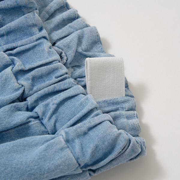 【套裝】荷葉邊襯衫&荷葉邊闊腿褲