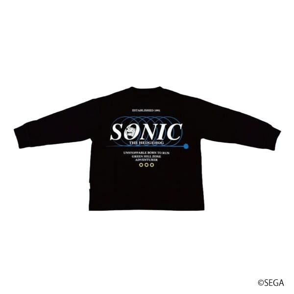 【爸爸同款】兒童Sonic寬鬆長袖T恤