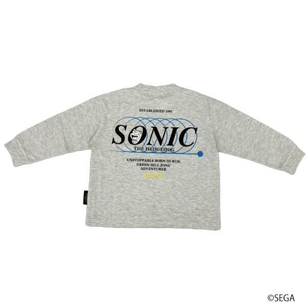 【爸爸同款】兒童Sonic寬鬆長袖T恤