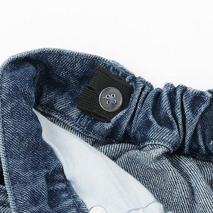 【AMI】卷邊寬鬆牛仔褲