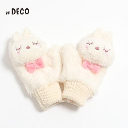 KPDECO 立體耳朵裝飾連指手套（S～M）