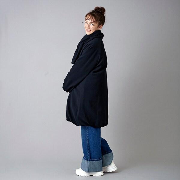 【AMI】卷邊寬鬆牛仔褲