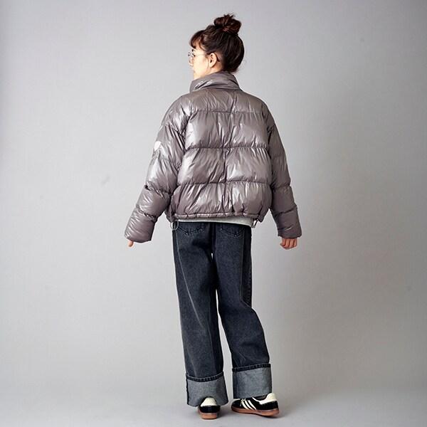 【AMI】卷邊寬鬆牛仔褲