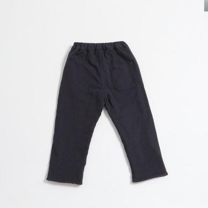 KPBOY可雙面穿內襯格紋長褲（90～140）