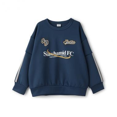 【可成套搭配】拼接袖條紋衛衣