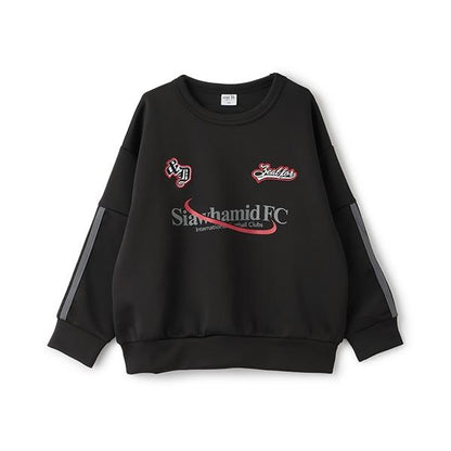 【可成套搭配】拼接袖條紋衛衣