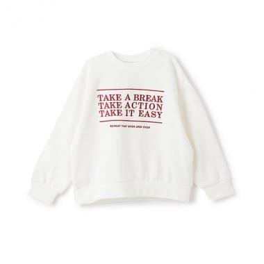 【爸爸同款】兒童寬鬆字母衛衣