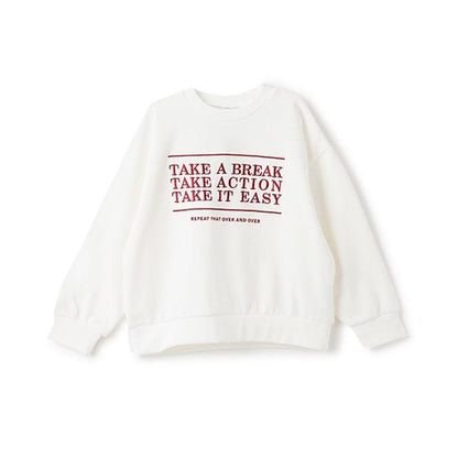 【爸爸同款】兒童寬鬆字母衛衣