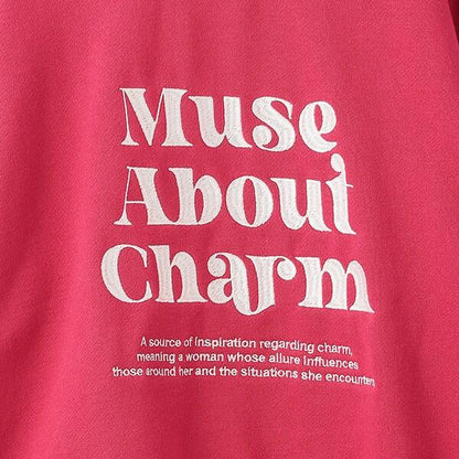 【爸爸同款】兒童寬鬆字母衛衣