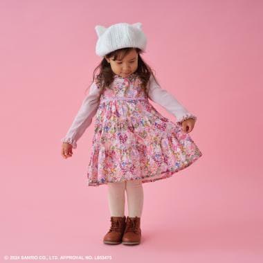 【《Hello Kitty》】拼布愛心連衣裙