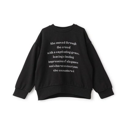 【爸爸同款】兒童寬鬆字母衛衣