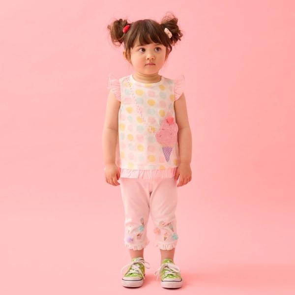 冰淇淋圖案斜挎包T恤