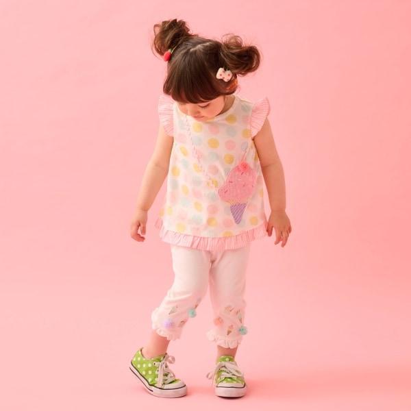 冰淇淋圖案斜挎包T恤